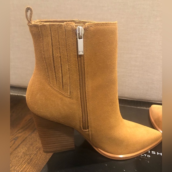 Marc Fisher LTD Women’s Mariel Bootie. Size 6. Cognac. - Picture 9 of 11